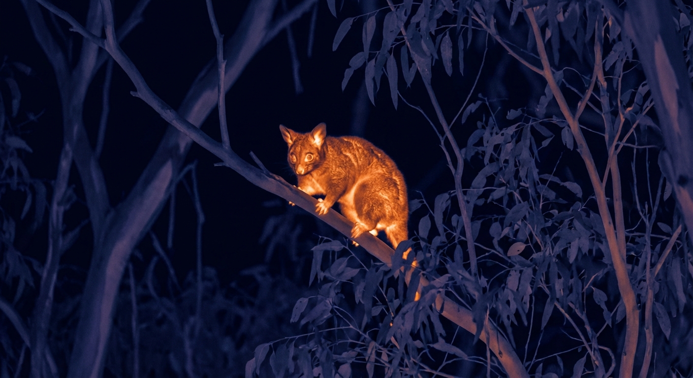 Possum in tree
