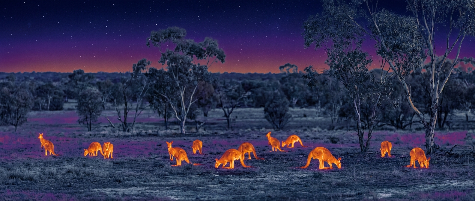 Kangaroo mob